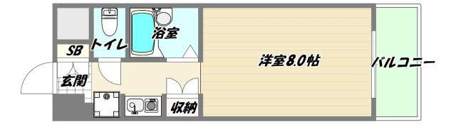 大阪市東淀川区瑞光１丁目の賃貸マンションの間取り