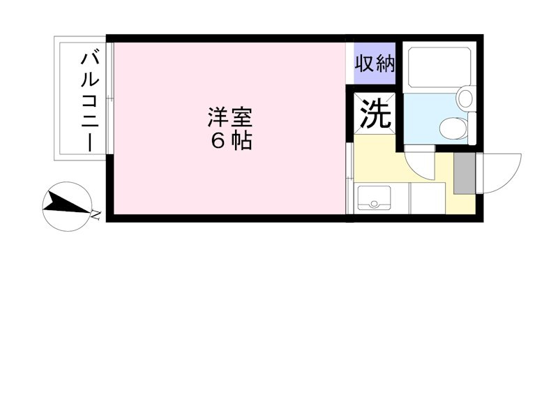 パナハイツ本城 の間取り
