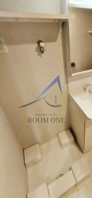 リヴシティ住吉の設備|洗濯機置き場です。