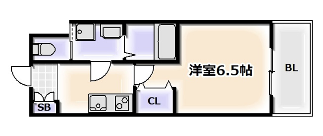 【間取り】 | ドルチェヴィータ難波南