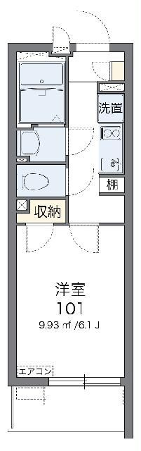 クレイノラ　メゾン根岸の間取り
