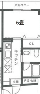 【間取り】 | アンシルクコーポ | 間取りです。