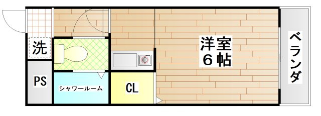 シティーハイツ弥刀の間取り