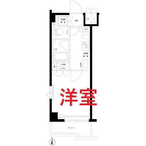 【間取り】 | ルーブル多摩川九番館
