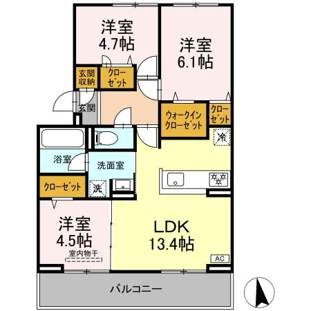 ヴィレオの間取り