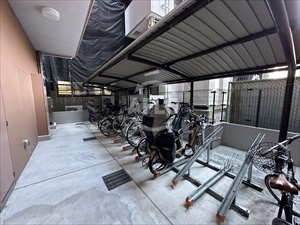 デレクト・ビュー上町台　中央小学校区の設備|デレクト・ビュー上町台　駐輪場