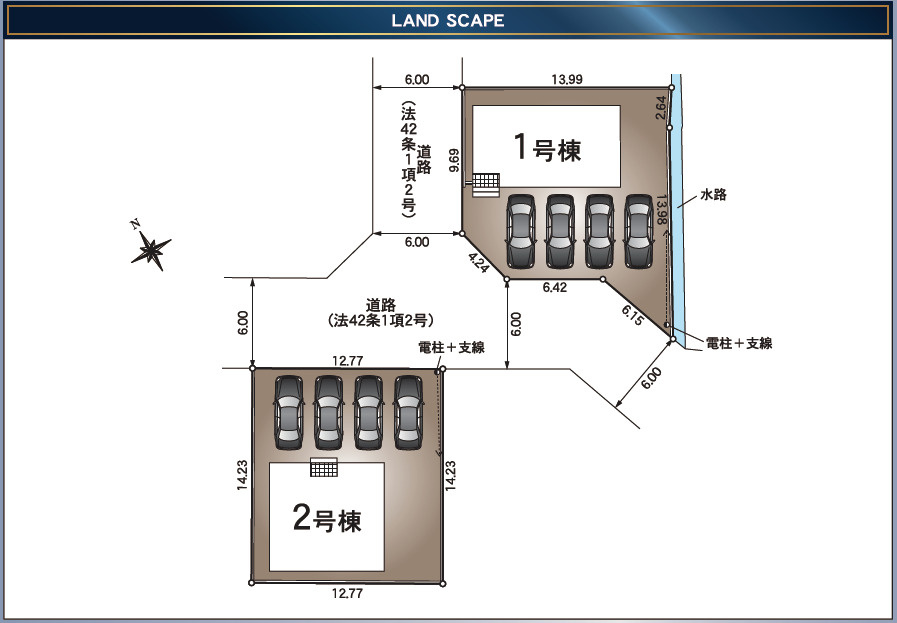 クレイドルガーデン阿南市羽ノ浦宮倉第1の区画図