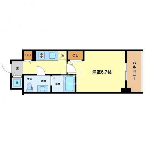 S-RESIDENCE北浜の間取り|S-RESIDENCE北浜　間取り