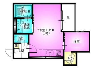 【間取り】 | ＲＥＧＡＬＥＳＴ　大宮 | 間取りです。
