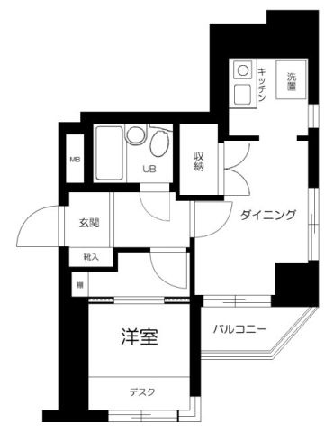 パレ・ドール目白の間取り|間取りです。