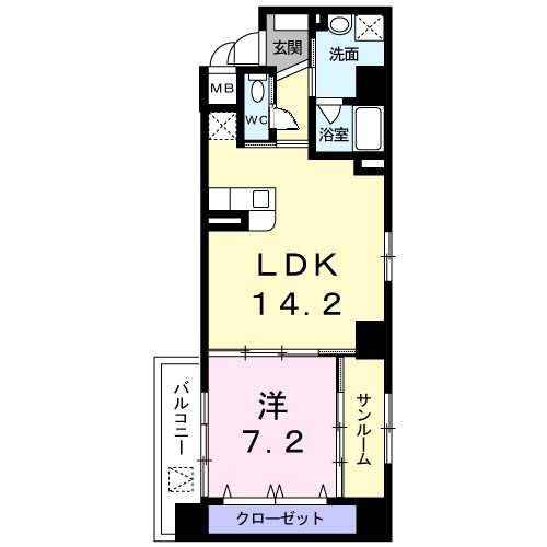 グランフェリオの間取り