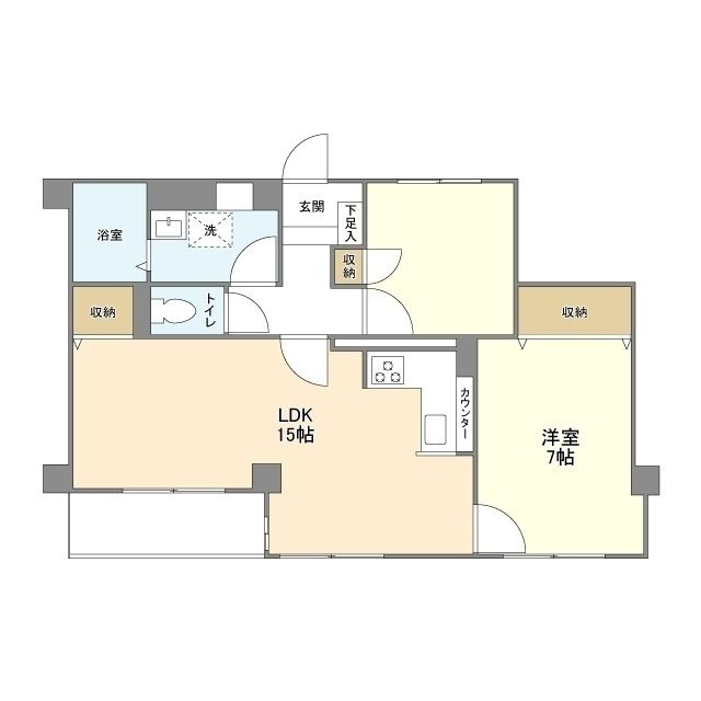 ドミール・アンの間取り|間取りです。