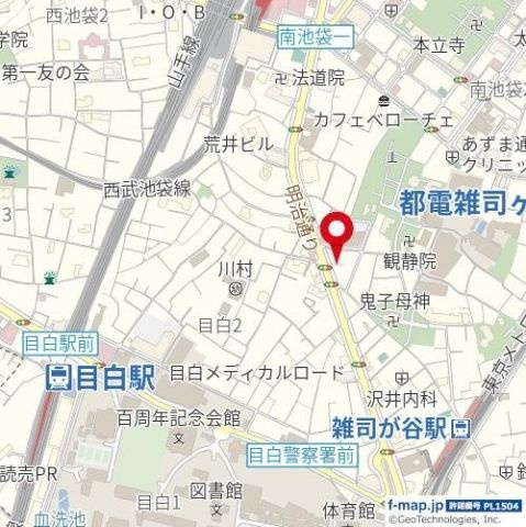 パレ・ドール目白のエントランス