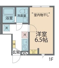 カインドネスα立石SOLASIAの間取り|間取りです。