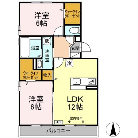 グランディオ A棟の間取り