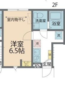 カインドネスα立石SOLASIAの間取り|間取りです。