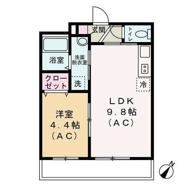ブリリアンス根岸の間取り