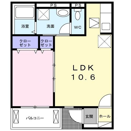 ＴＡＴＳＵＭＩの間取り|間取りです。
