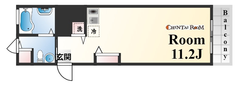 神戸市中央区加納町３丁目の賃貸マンションの間取り