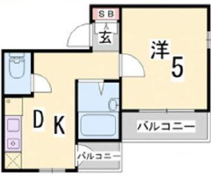 アメニティ東神戸の間取り