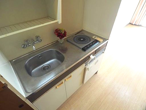 神戸市東灘区西岡本５丁目の賃貸マンションのキッチン