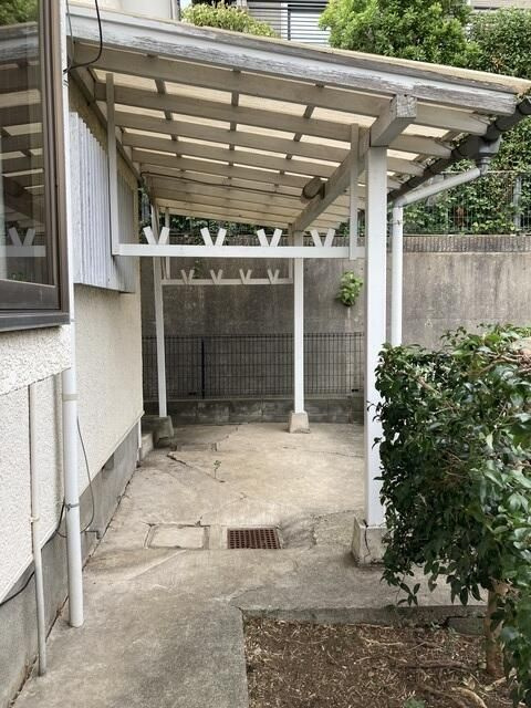 菅田町戸建の庭