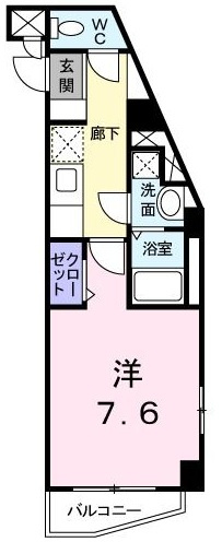 フォレスト　ＭＯＲＩの間取り|間取りです。