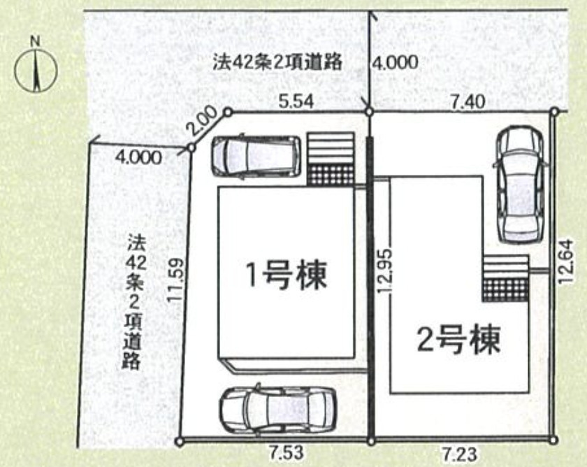 『八王子市新築戸建て』八王子市泉町1213-1【仲介手数料無料】　２７期の区画図|～仲介手数料無料☆八王子ひなた不動産～八王子市泉町　新築戸建て