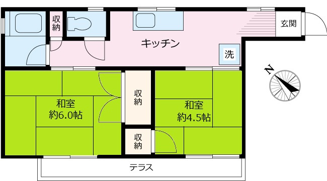 桜ハイムの間取り
