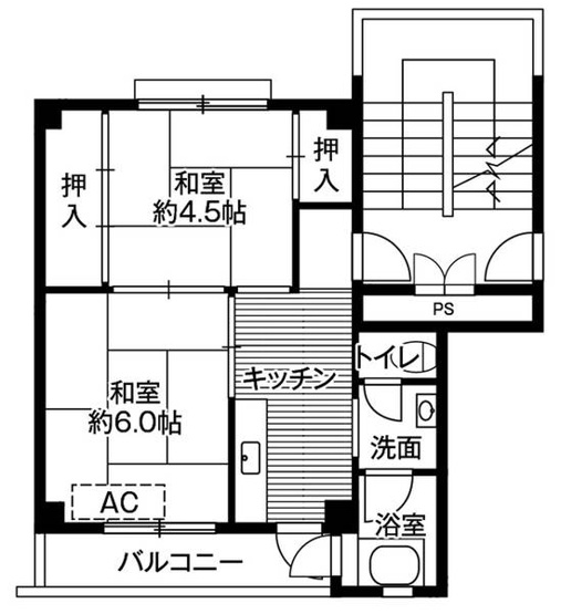 【間取り】 | ビレッジハウス結城1号棟