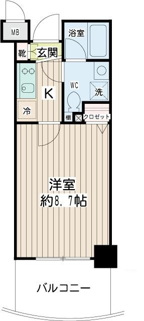 エクセル東神奈川 の間取り|間取りです。