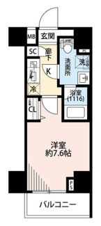 【間取り】 | プレール・ドゥーク押上Ⅳ | 間取りです。