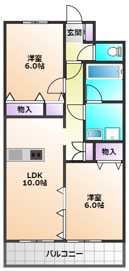 ヴィラトリアノンの間取り