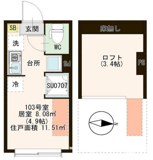 【間取り】 | Latte北葛西