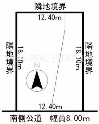 【区画図】 | 北見市とん田西町217番地中古住宅