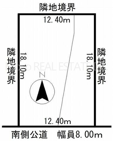 【区画図】 | 北見市とん田西町中古住宅