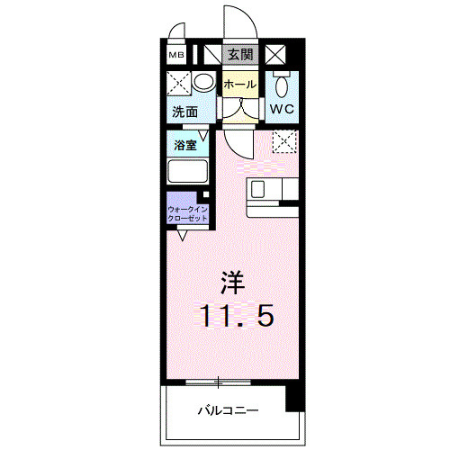 エルモソ　ピソの間取り|使い勝手の良い間取りです♪