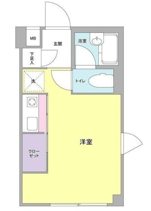 ＥＳＹ表参道の間取り|間取りです。