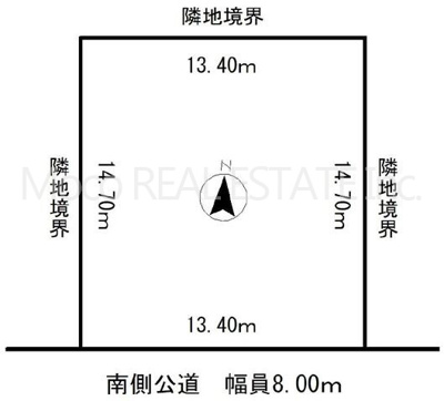 【区画図】 | 北見市川沿町中古住宅