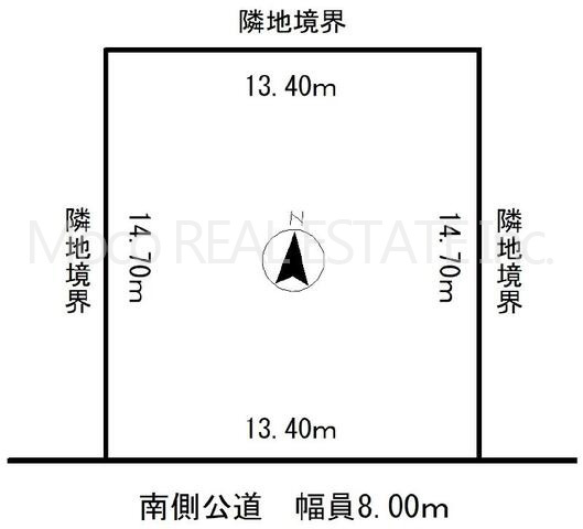 【区画図】 | 北見市川沿町中古住宅