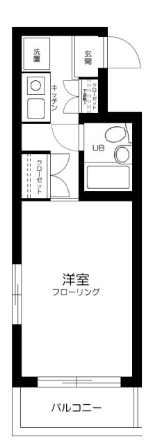 スカイコート綱島第３の間取り