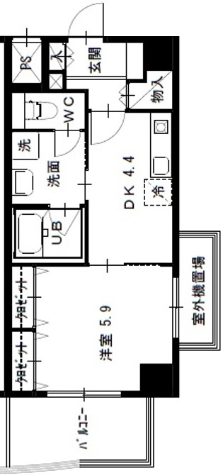 ユリカロゼ西新井駅前の間取り