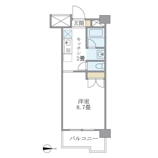 オクト・フラッツ・Ｋの間取り