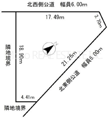 【区画図】 | 北見市春光町中古住宅