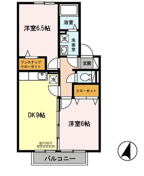 ウエストハイツの間取り