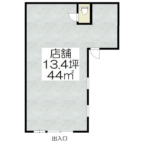 豊中市上野東３丁目の店舗一部の間取り