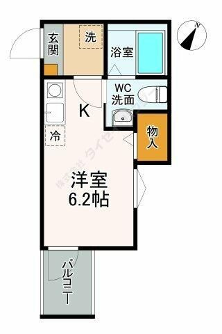 ルミナ境之谷の間取り
