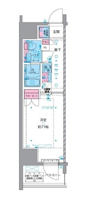 ジェノヴィア横浜石川町の間取り