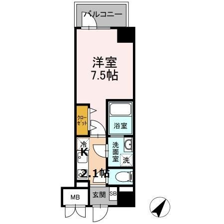 ＴＲＥ ＬＵＣＥ横濱関内の間取り