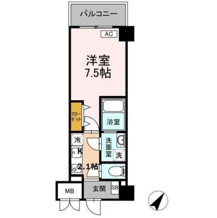 ＴＲＥ ＬＵＣＥ横濱関内の間取り